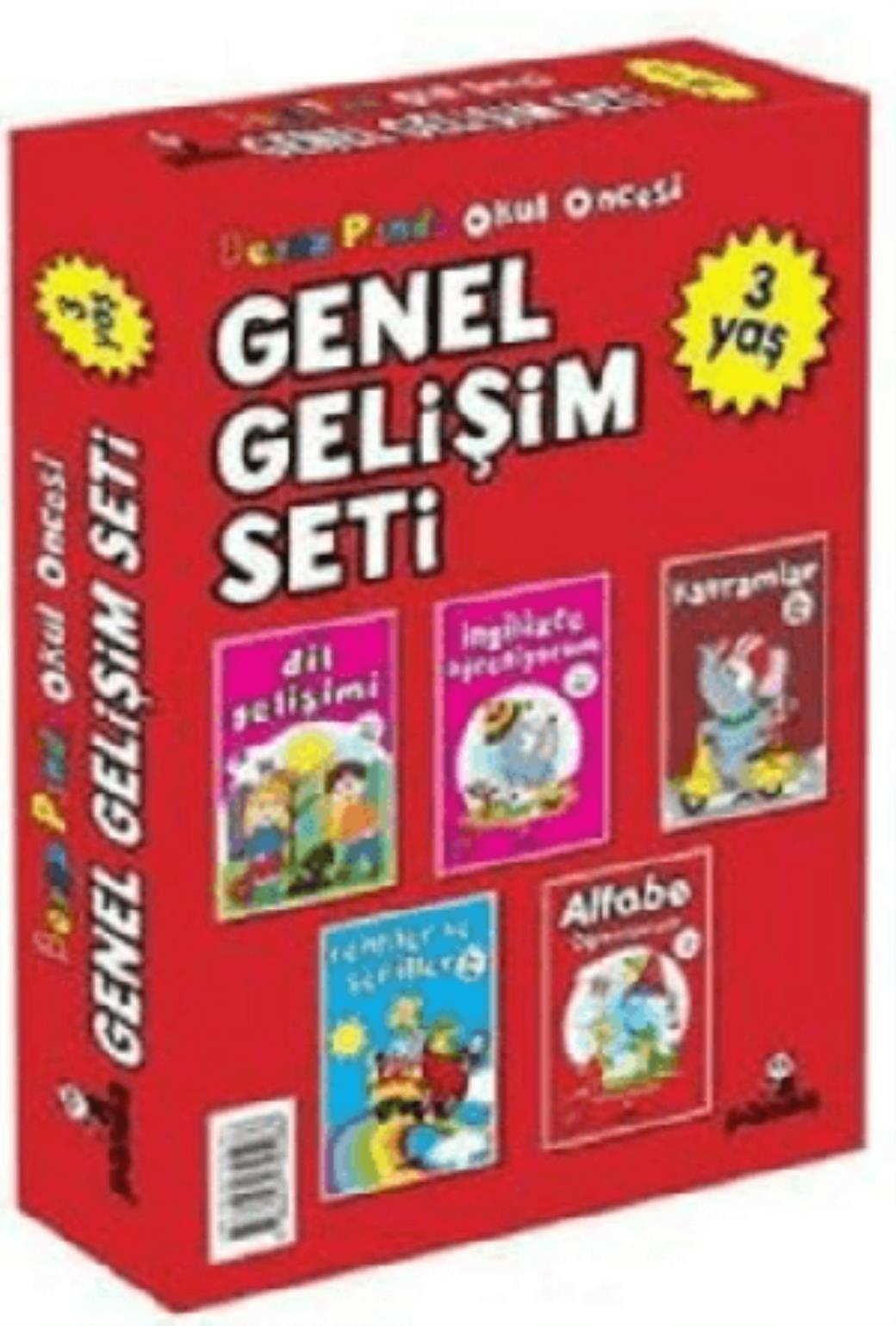 Okul Öncesi 3 Yaş Genel Gelişim Seti (5 Kitap)