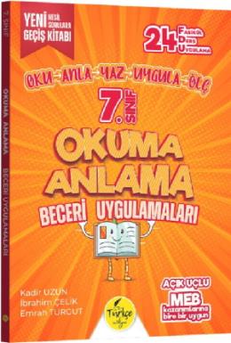 Türkçe Atölyesi 7. Sınıf Okuma Anlama Beceri Uygulamaları