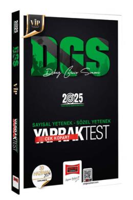 Yargı 2025 DGS VİP Sayısal-Sözel Yetenek Çek Kopart Yaprak Test