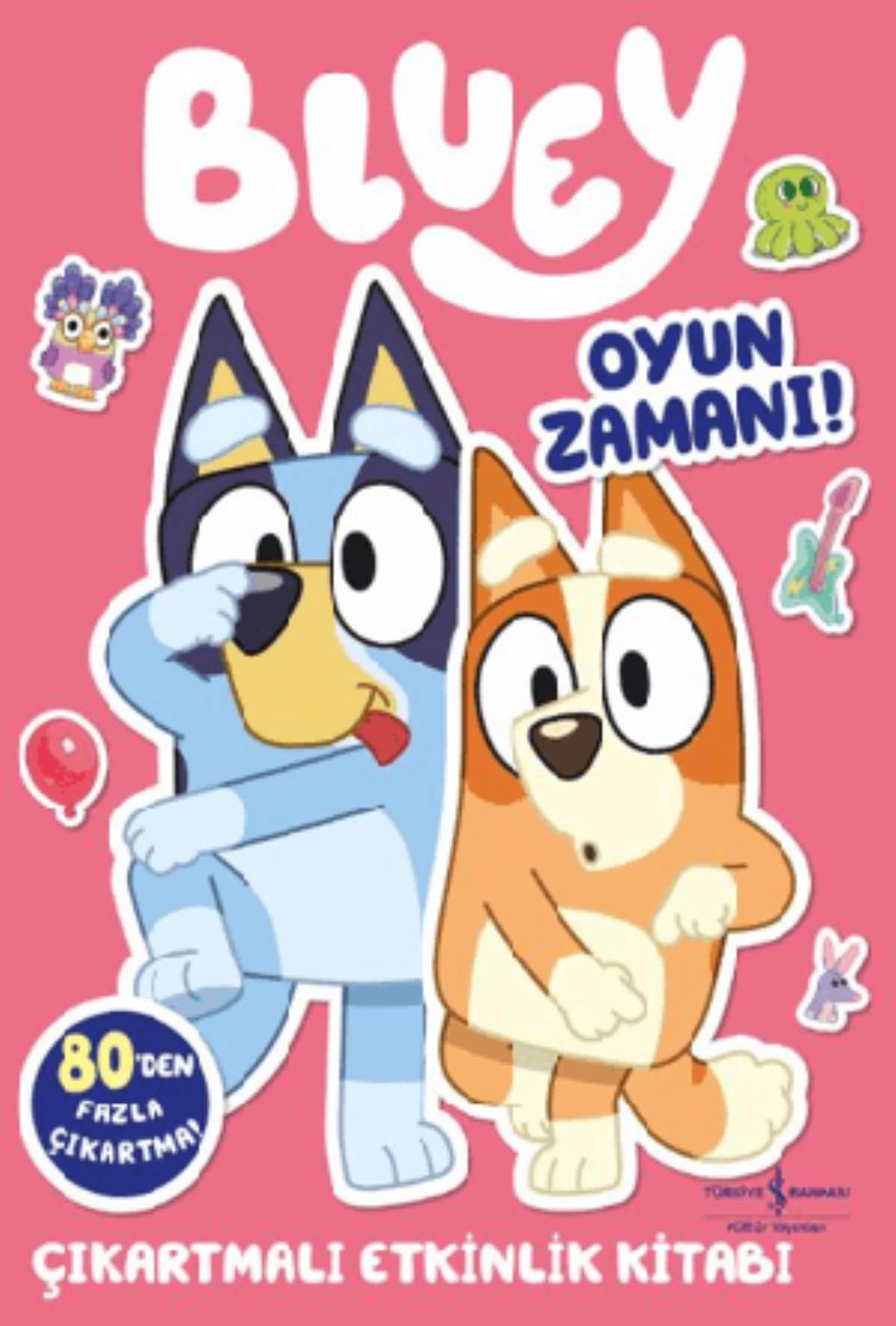 Bluey Oyun Zamanı Çıkartmalı Etkinlik Kitabı