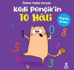 Kedi Ponçikin 10 Hali  Sayılar Kitabı