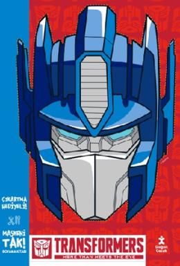 Maskeni Tak Transformers Boyama Kitabı