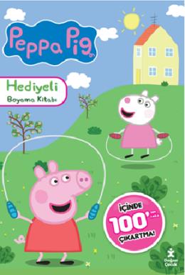 Peppa Pıg 100+ Çıkartma Hediyeli Boyama Kitabı