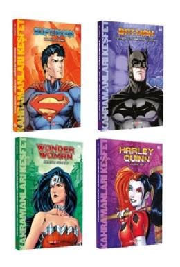 DC Comics: Süper Kahramanları Keşfet 4 Kitap Seti