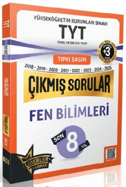 Liderler Karması TYT Fen Bilimleri Son 8 Yıl Çıkmış Sorular (2018-2025)
