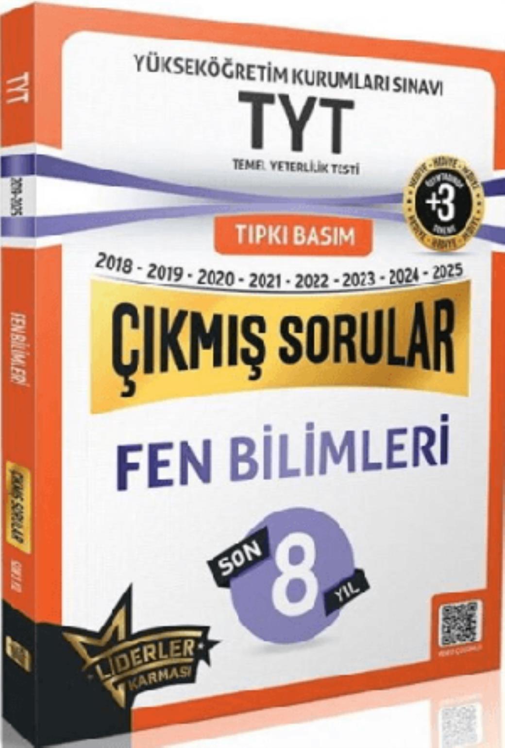 TYT Fen Bilimleri Son 8 Yıl Çıkmış Sorular