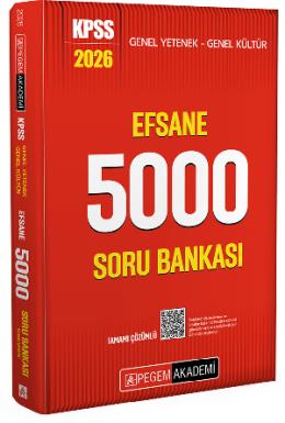 Pegem 2026 KPSS GYGK Efsane 5000 Soru Bankası