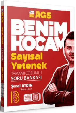 Benim Hocam 2026 AGS Sayısal Yetenek Tamamı Çözümlü Soru Bankası