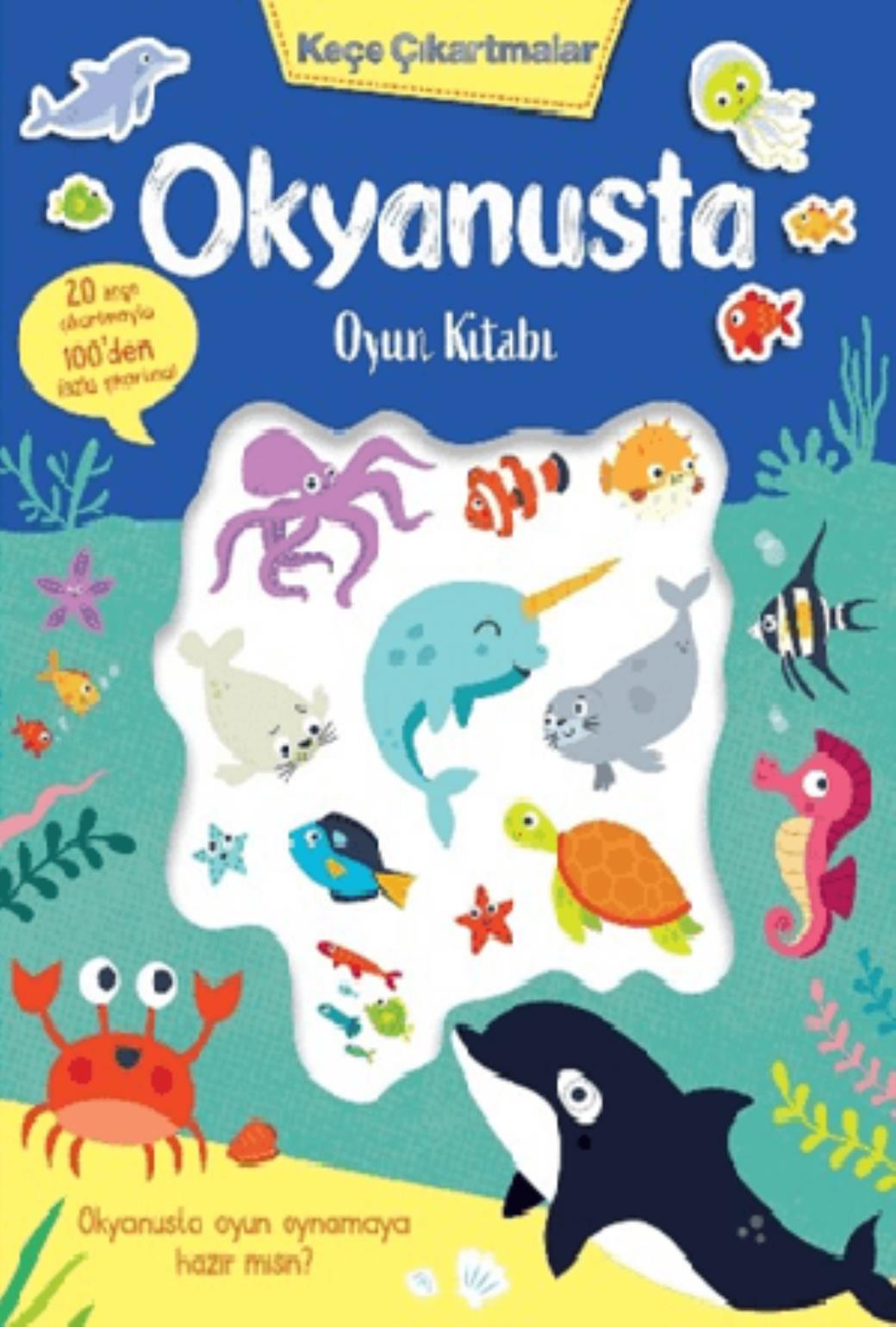 Keçe Çıkartmalar Okyanusta Oyun Kitabı