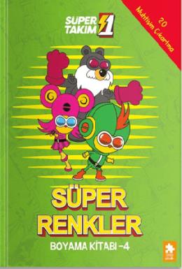 Süper 1 Takım Süper Renkler Boyama Kitabı 4