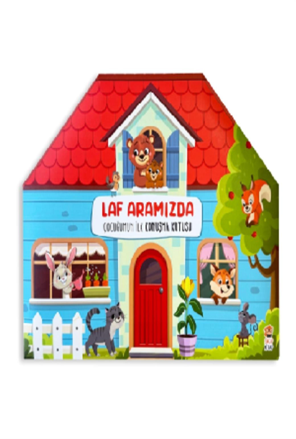 Laf Aramızda Çocuğumun İlk Konuşma Kutusu 14 Parça Puzzle Konuşma Kartı ve Kitap