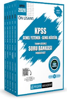 Pegem 2026 KPSS GYGK Ön Lisans Soru Bankası