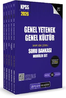 Pegem 2026 KPSS GYGK Soru Bankası Seti 5 Kitap