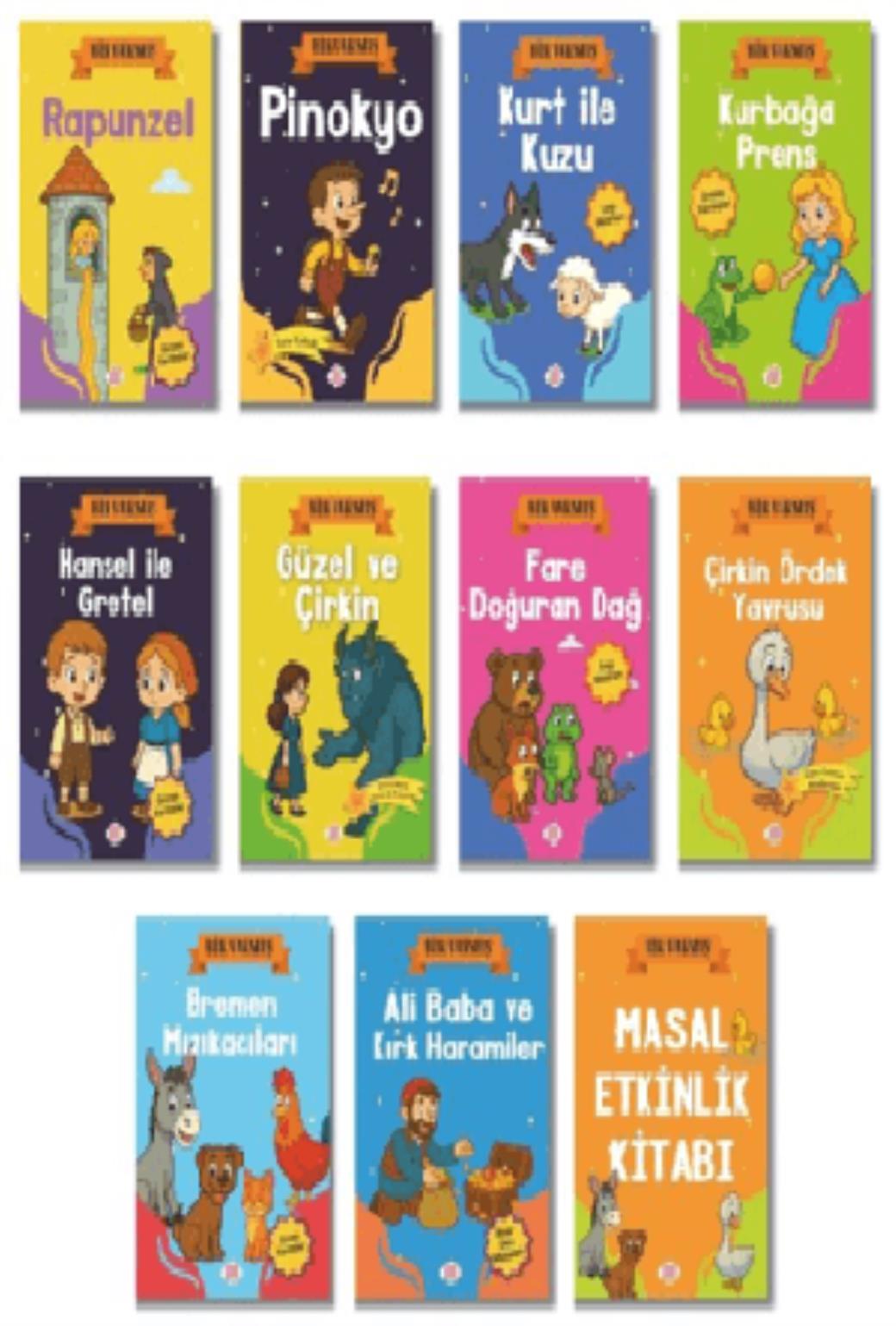 Bir Varmış Seti (10 Kitap +1 Aktivite Takım)