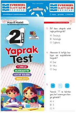 Evrensel 2. Sınıf Tüm Dersler Yaprak Test