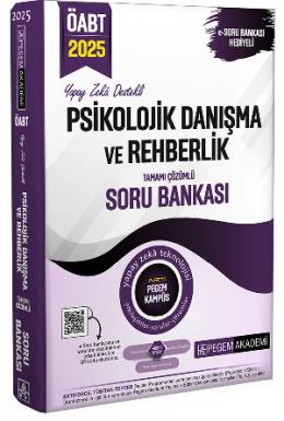 2025 Pegem KPSS ÖABT Psikolojik Danışma ve Rehberlik Tamamı Çözümlü Soru Bankası