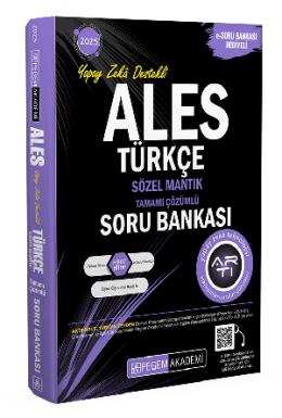 2025 ALES Türkçe Sözel Mantık Soru Bankası