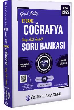 2025 Öğreti Yayınları KPSS Genel Kültür Efsane Coğrafya Tamamı Çözümlü Soru Bankası