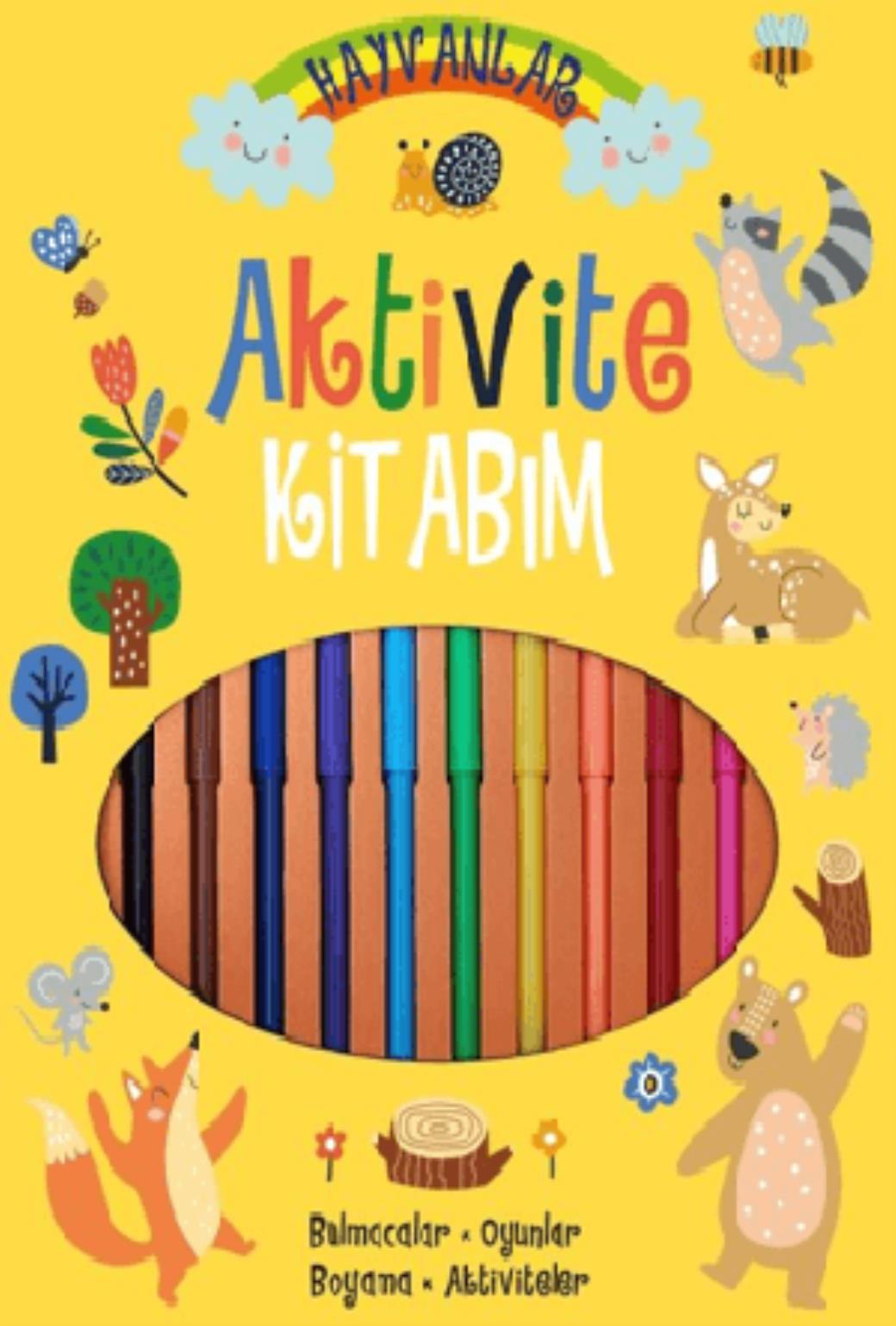 Hayvanlar Aktivite Kitabım (Ciltli)