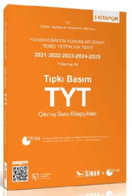 Sınav TYT Son 5 Yıl Çıkmış Soru Kitapçıkları
