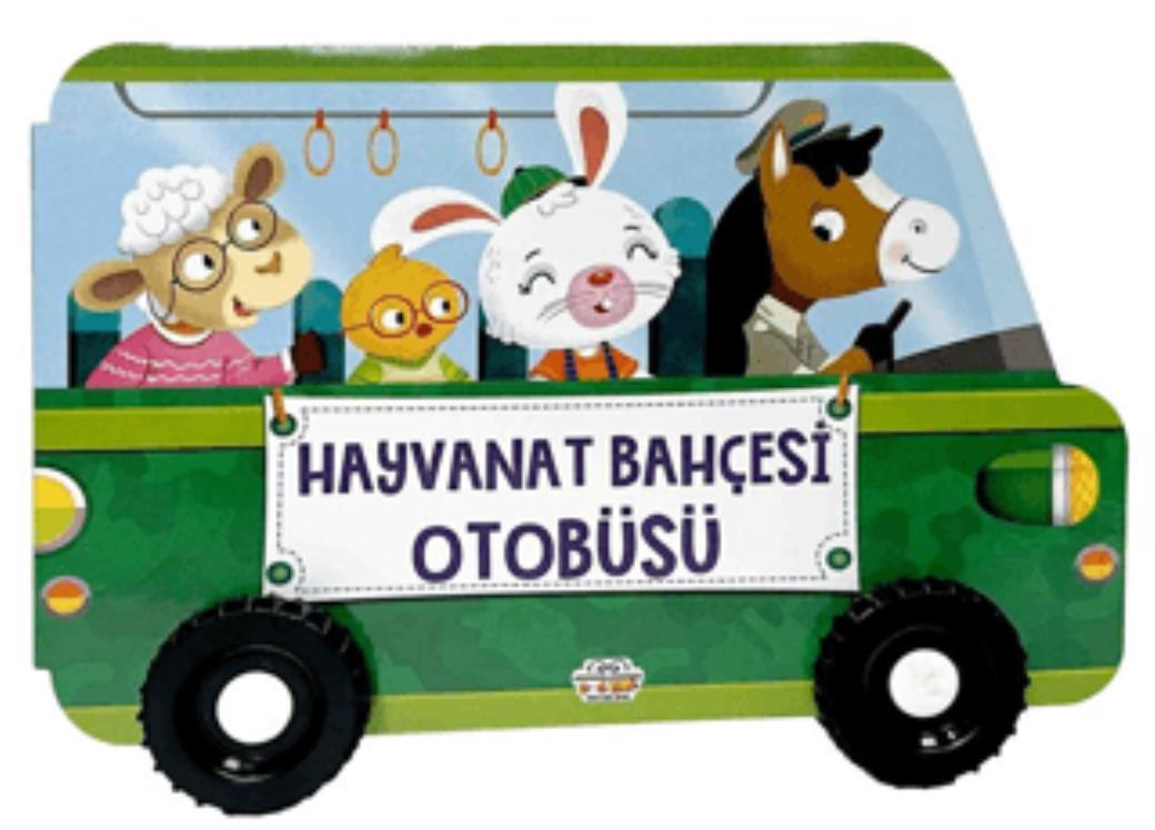 Hayvanat Bahçesi Otobüsü Tekerlekli Kitaplar