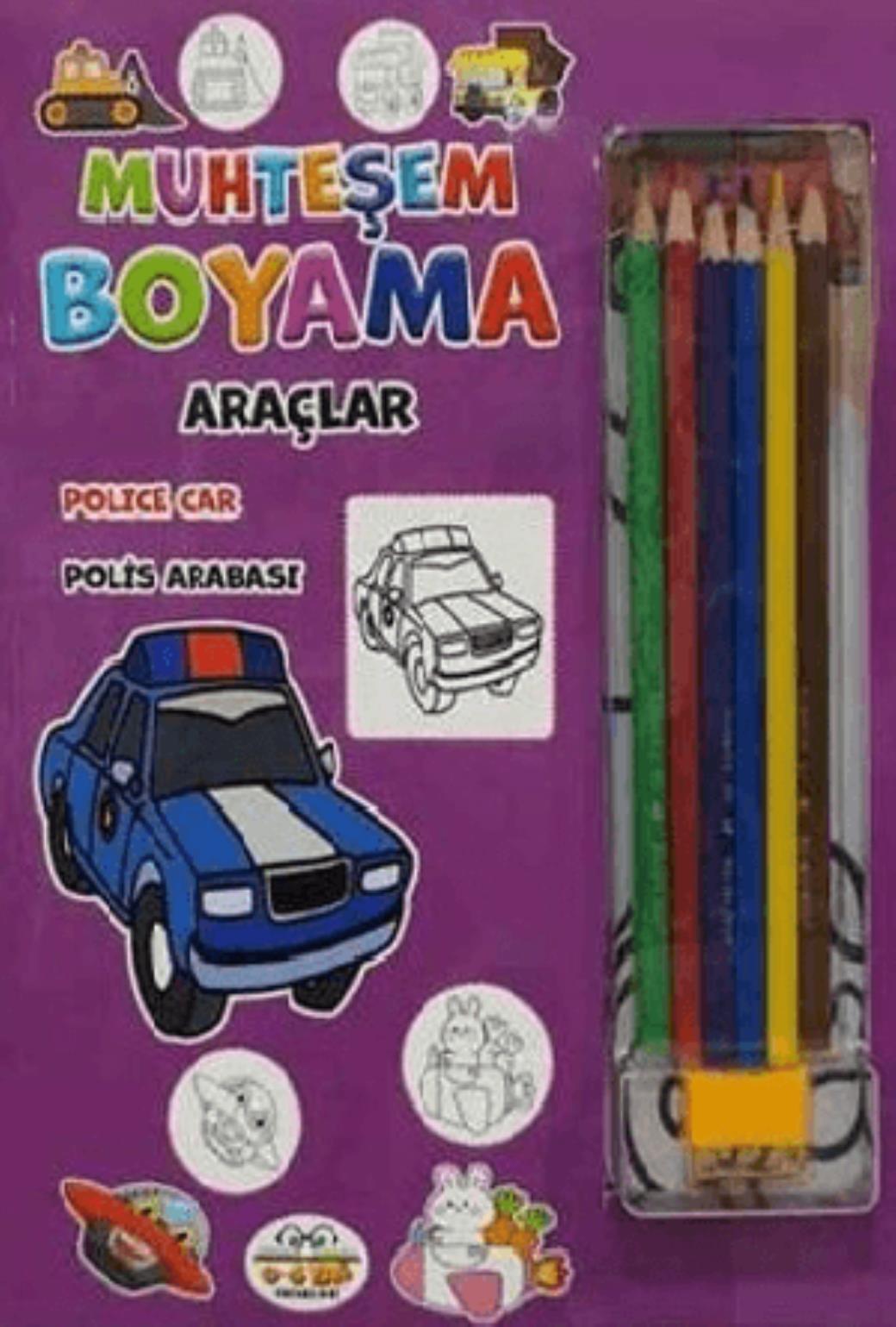 Muhteşem Boyama Araçlar 6lı Boya Kalemi