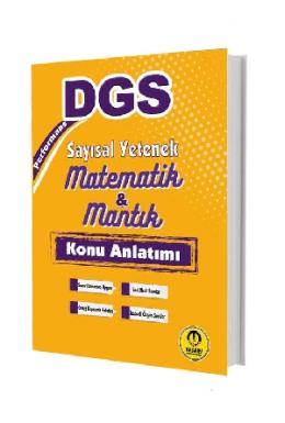 Tasarı 2025 DGS Sayısal Yetenek Matematik Mantık Konu Anlatımı