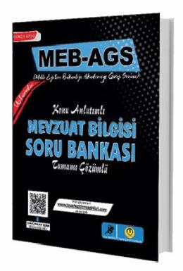 Tasarı MEB AGS Konu Anlatımlı Mevzuat Bilgisi Soru Bankası
