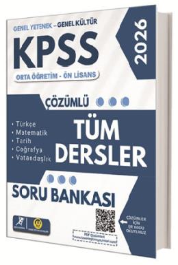 Tasarı KPSS Ortaöğretim Ön Lisans Tüm Dersler Soru