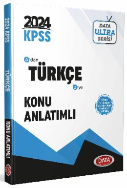 Data 2024 KPSS Ultra Serisi Türkçe Konu Anlatımlı