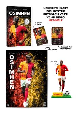Osimhen Sahanın Yıldızları 3D Biblo Hediyeli