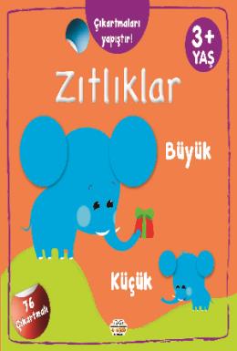 Çıkartmaları Yapıştır Zıtlıklar (Büyük Küçük)