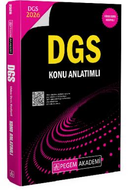Pegem 2026 DGS Konu Anlatımlı