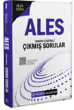 Pegem 2026 ALES Tamamı Çözümlü Çıkmış Sorular