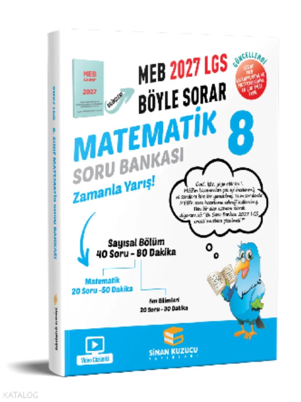Sinan Kuzucu 2027 8. Sınıf Matematik Soru Bankası