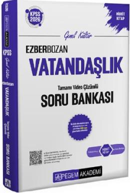 Pegem 2026 KPSS GYGK Ezberbozan Vatandaşlık Soru Bankası