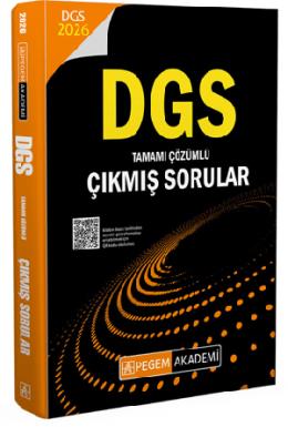 Pegem 2026 DGS Çıkmış Sorular Tamamı Çözümlü