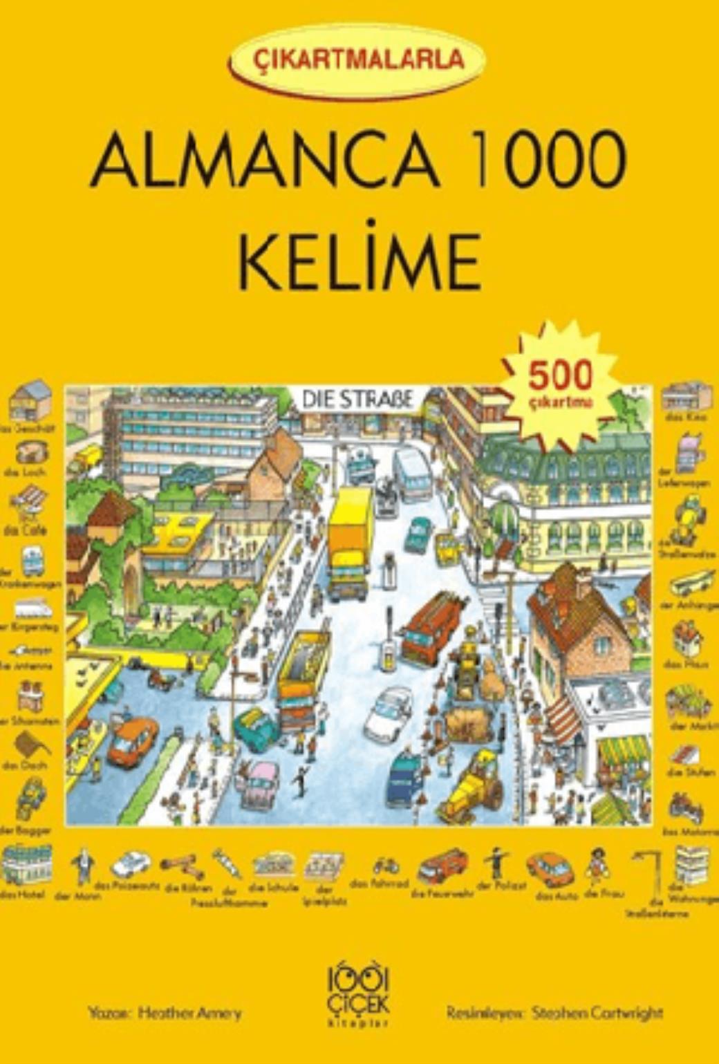 Çıkartmalarla Almanca 1000 Kelime