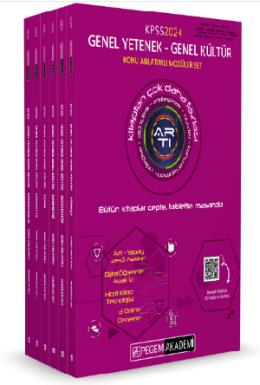 2024 KPSS Genel Yetenek Genel Kültür Konu Anlatımlı Modüler Set (6 Kitap)