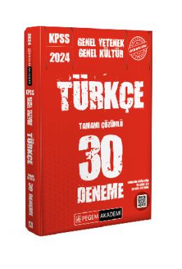 Pegem 2024 KPSS Genel Yetenek Genel Kültür Türkçe 30 Deneme
