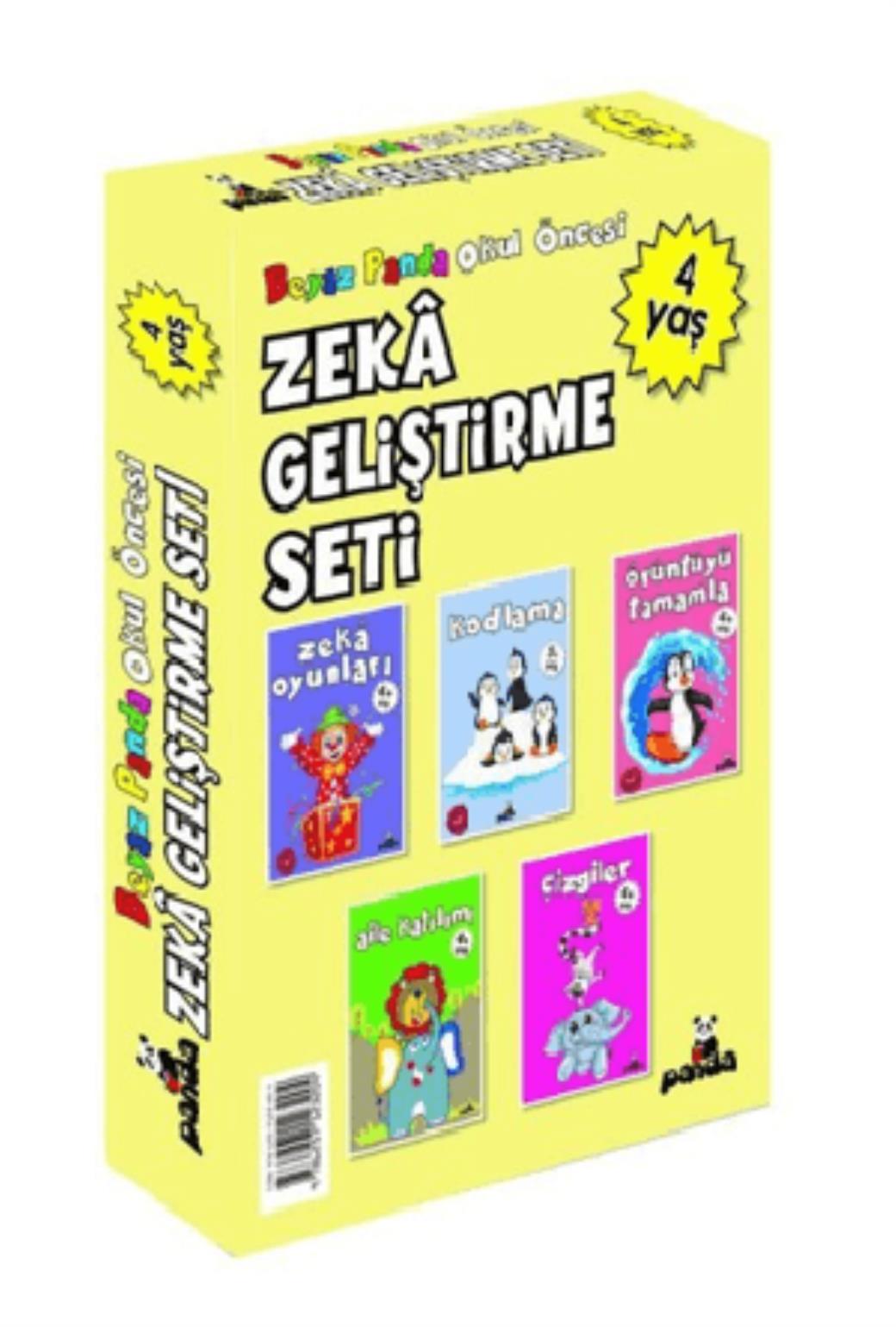 Okul Öncesi 4 Yaş Zeka Geliştirme Seti (5 Kitap)
