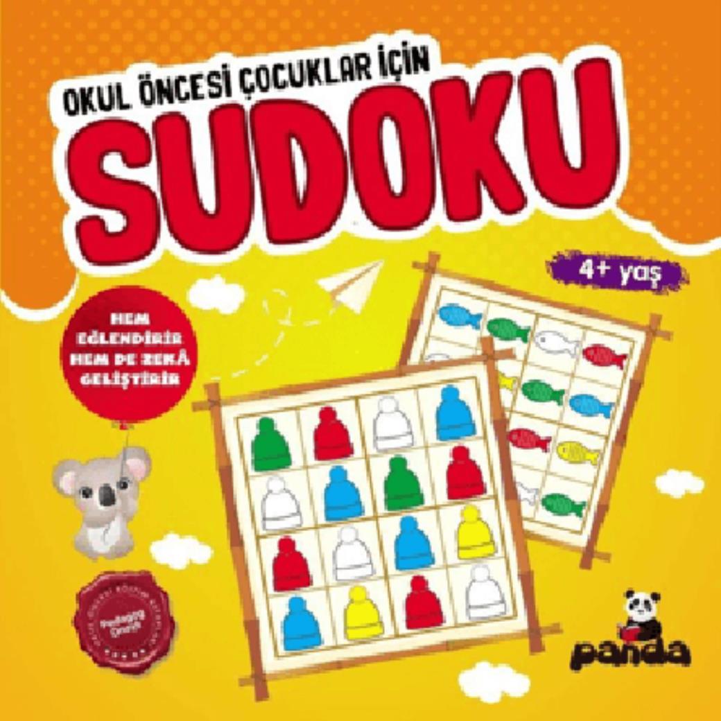 Sudoku 4+ Yaş Okul Öncesi Çocuklar İçin