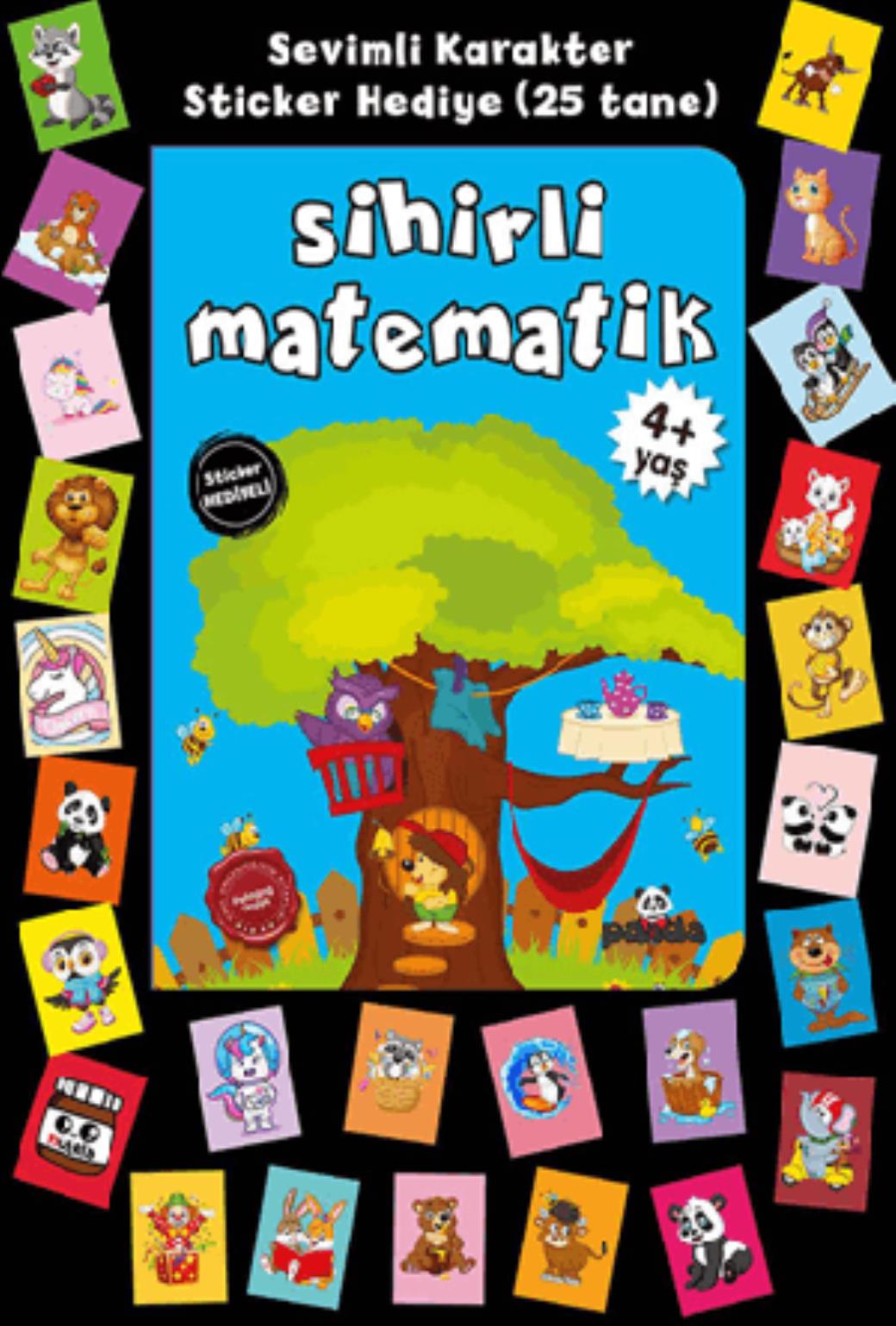 Stickerlı 4+ Yaş Sihirli Matematik