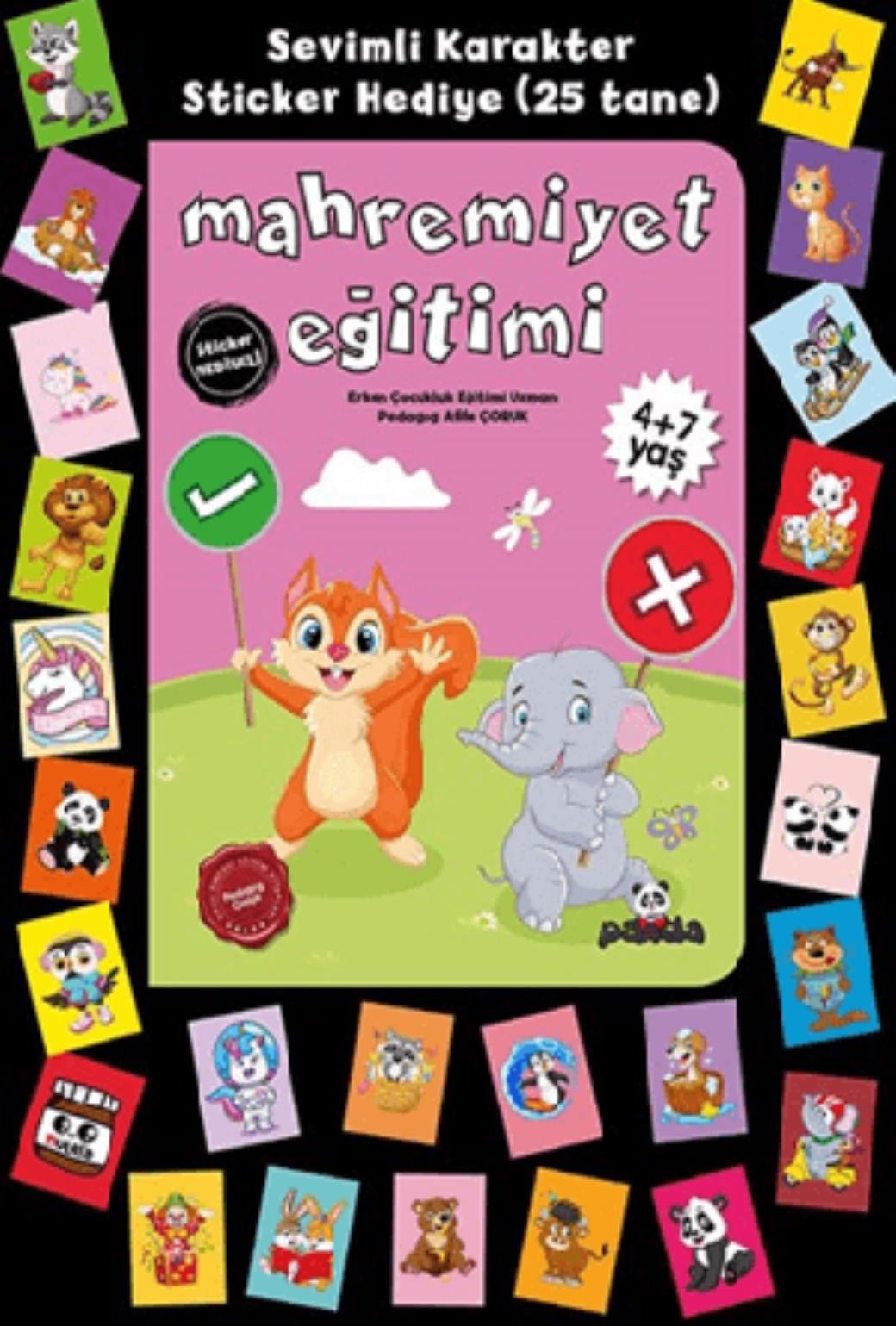 Stickerlı 4 7 Yaş Mahremiyet Eğitimi