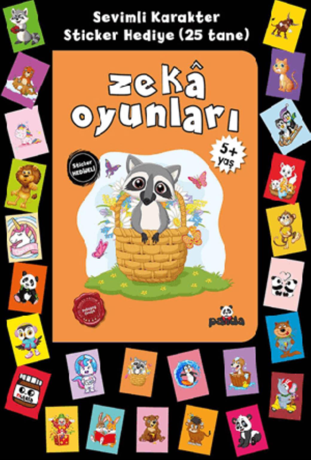 Stickerlı 5+ Yaş Zeka Oyunları