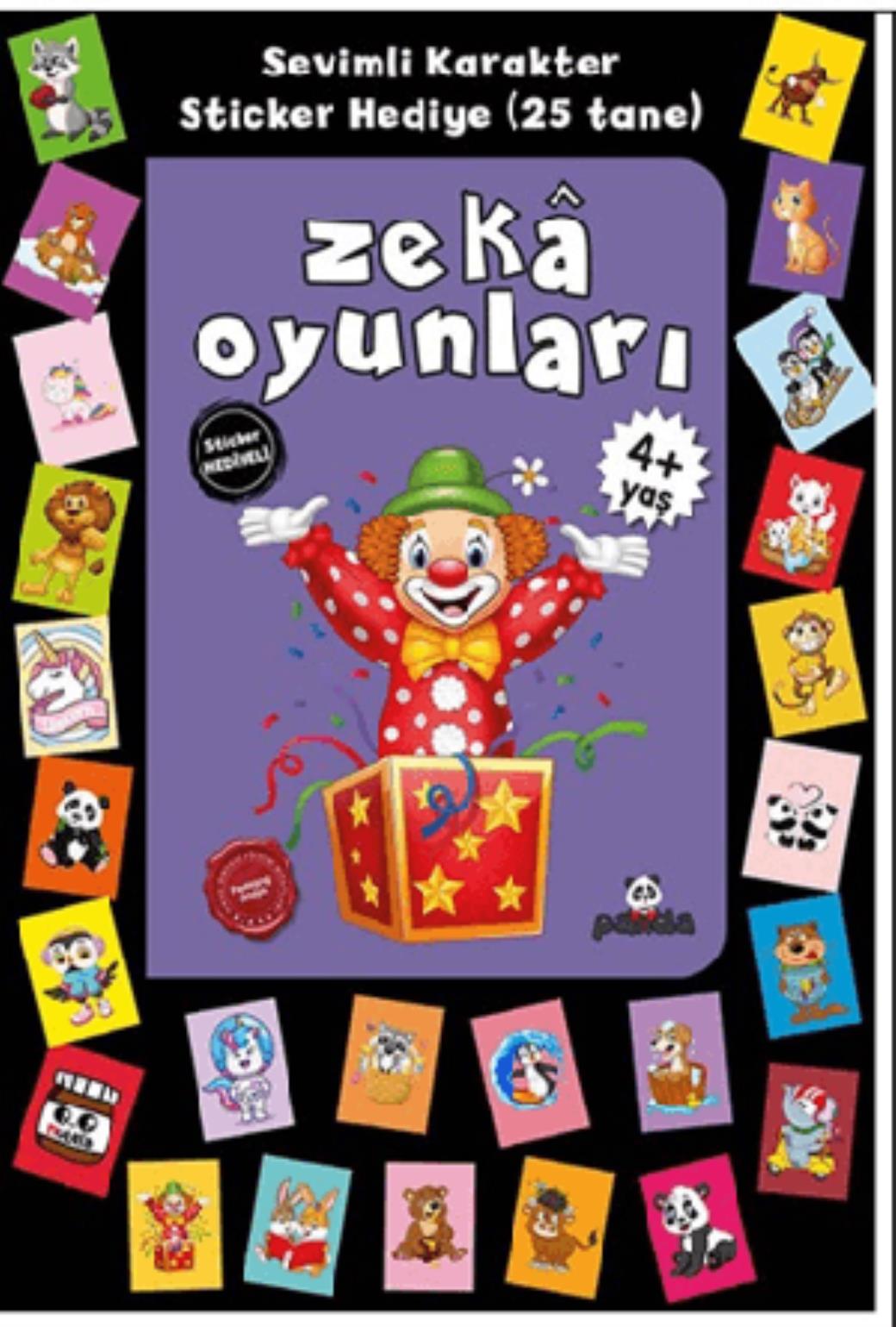 Stickerlı 4+ Yaş Zekâ Oyunları