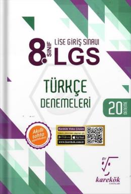 Karekök 8. Sınıf LGS Türkçe Denemeleri