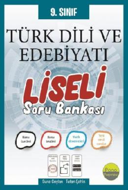 Pano 9 Sınıf Türk Dili ve Edebiyatı Liseli Soru Bankası