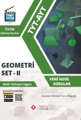 Sonuç TYT AYT Geometri Set 2 Kazanım Merkezli Soru Kitapçığı