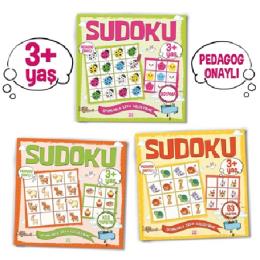 Çocuklar İçin Sudoku Seti (3+ Yaş) (3 Kitap Takım)